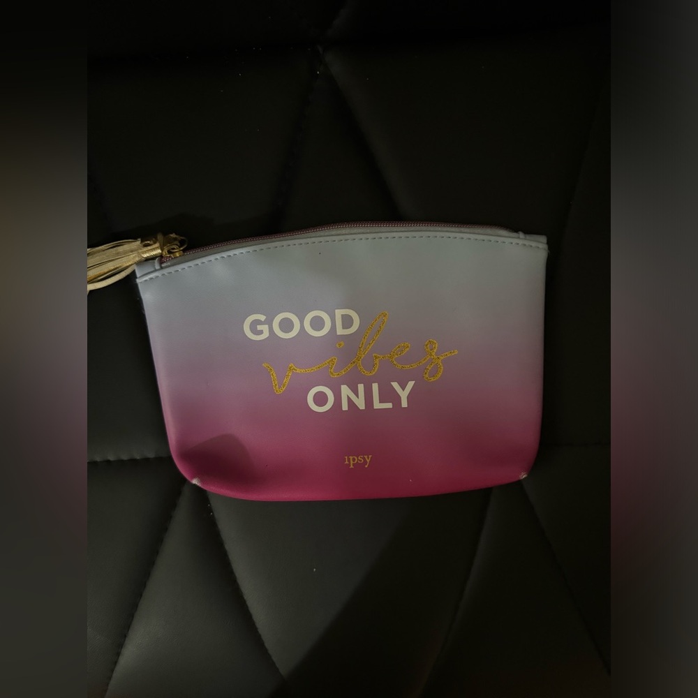 Ipsy Pink and Blue Pouch